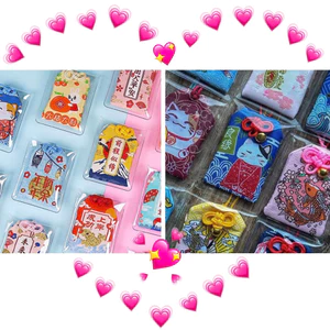 🎐Túi gấm Omamori may mắn có kèm túi chống nước Túi Phước May Mắn phong thủy dây treo trang trí