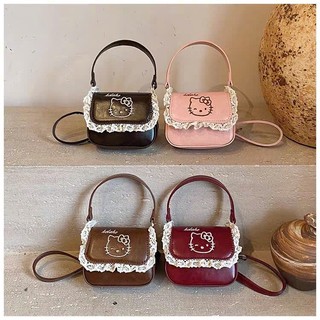 ( Deal Mở Bán ) Túi đeo chéo cầm tay vuông mini nữ đẹp mẫu mới Hello Kitty siêu xinh dễ thương thời trang hàn quốc MN12