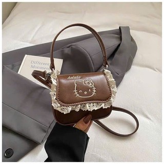 ( Deal Mở Bán ) Túi đeo chéo cầm tay vuông mini nữ đẹp mẫu mới Hello Kitty siêu xinh dễ thương thời trang hàn quốc MN12