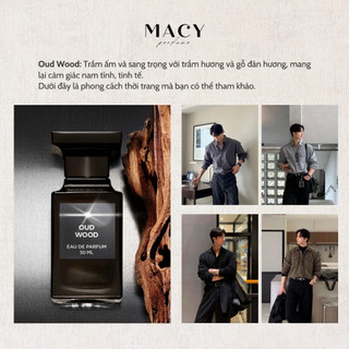 Nước hoa nam TF Oud Wood | Mùi gỗ trầm hương | Nam tính Sang Trọng