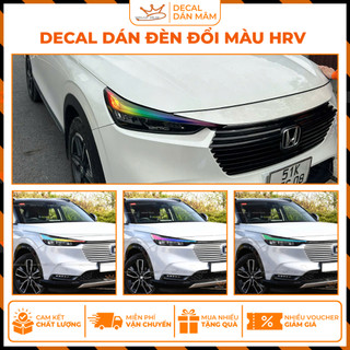 Decal dán đèn Honda HRV (1 bộ 2 bên)