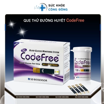 Que thử đường huyết SD Codefree,Que thử tiểu đường SD Code free