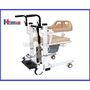 Xe lăn nâng hạ bệnh nhân ghép mảnh. Ghế cho bệnh nhân đi vệ sinh tắm rửa không cần bế, Xe lăn điện