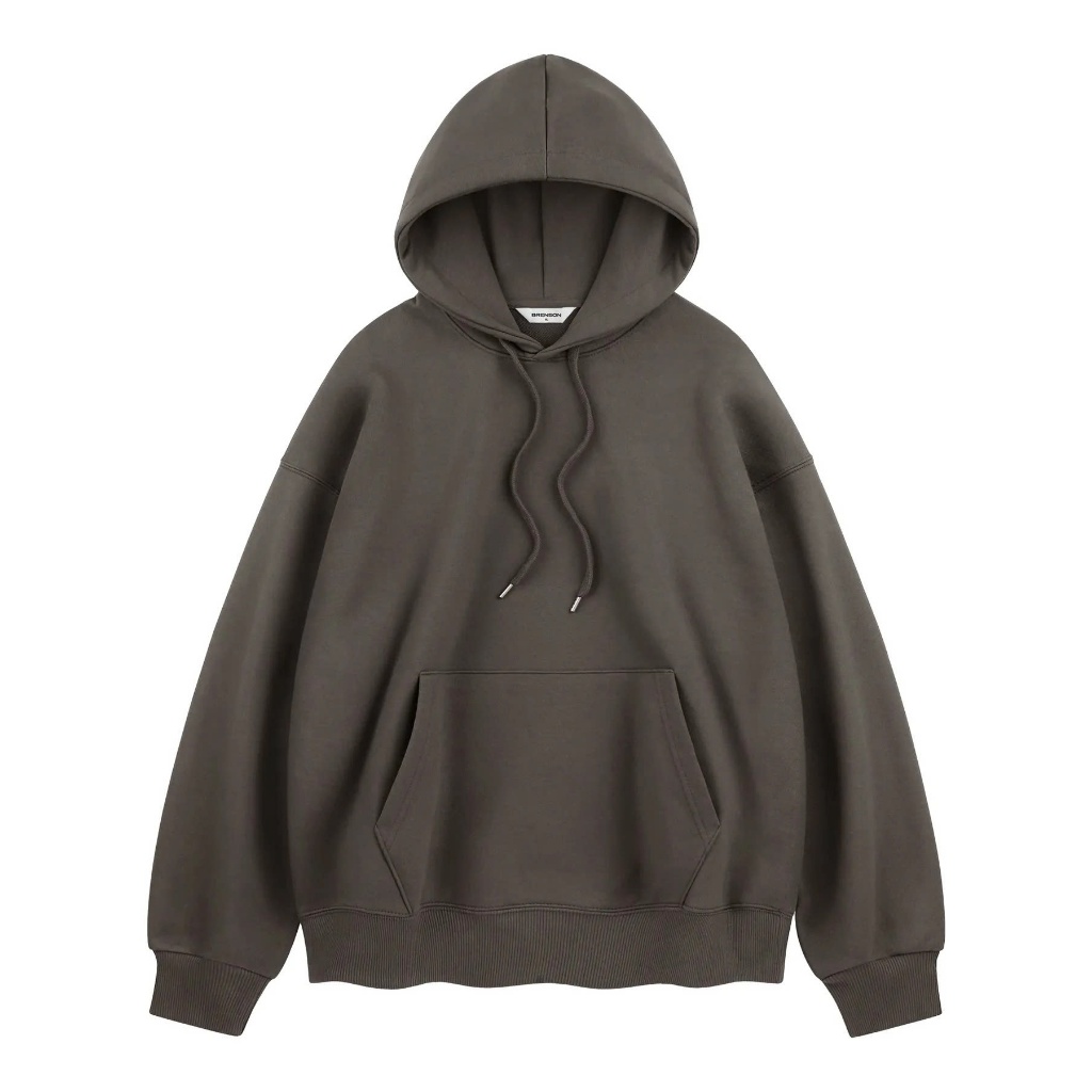 Áo Hoodie Trơn Basic Nỉ Bông Cotton Local Brand Thời Trang Unisex 3 Size 35-68kg k1