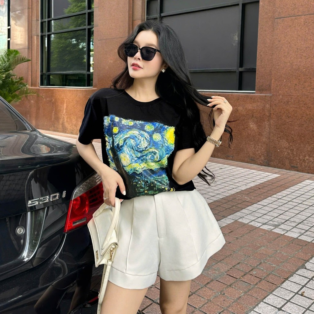 Áo Thun Mirage Tranh Vẽ Local Brand Chất 100% Cotton Mềm Mịn Thoáng Mát.