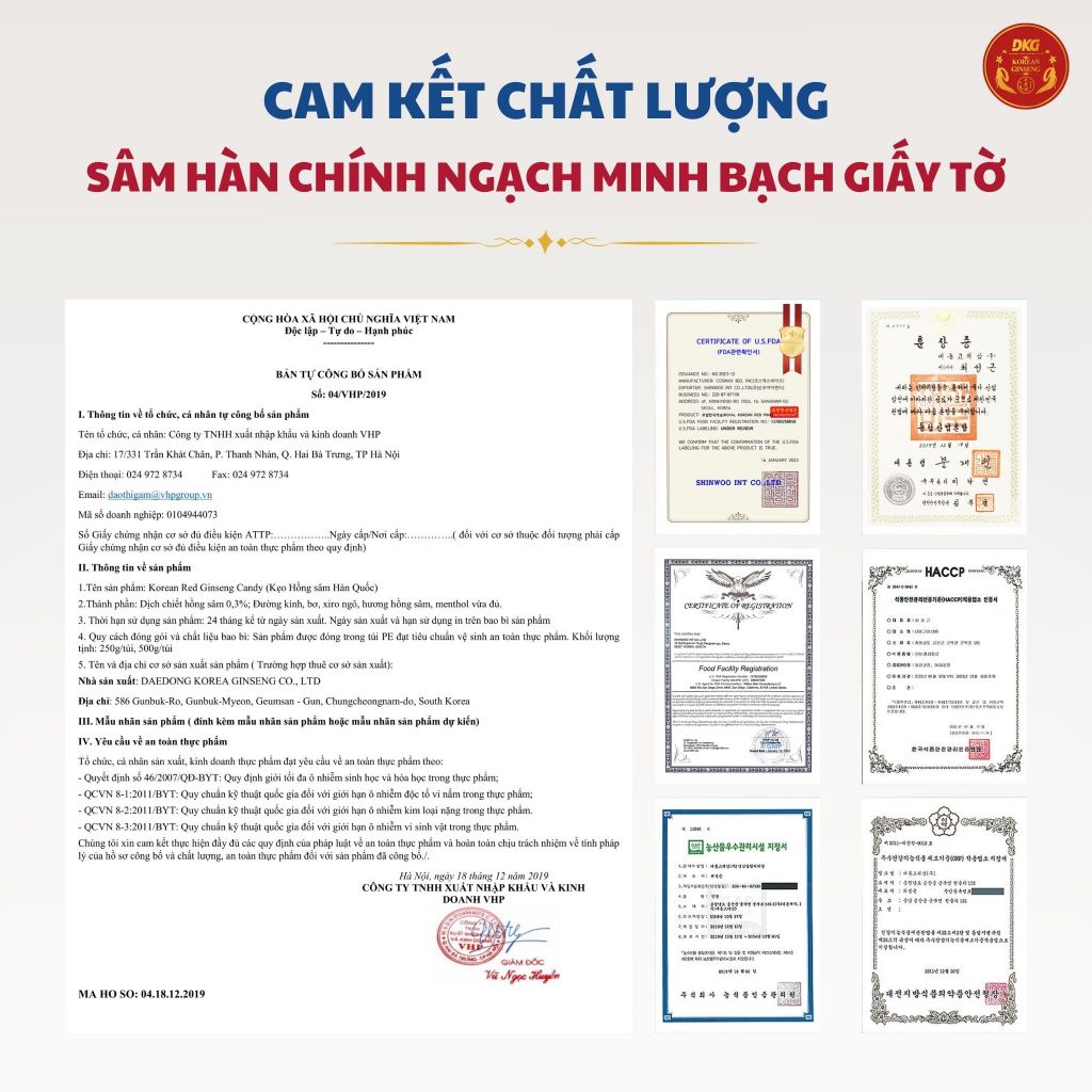Kẹo hồng sâm 250g-Daedong
