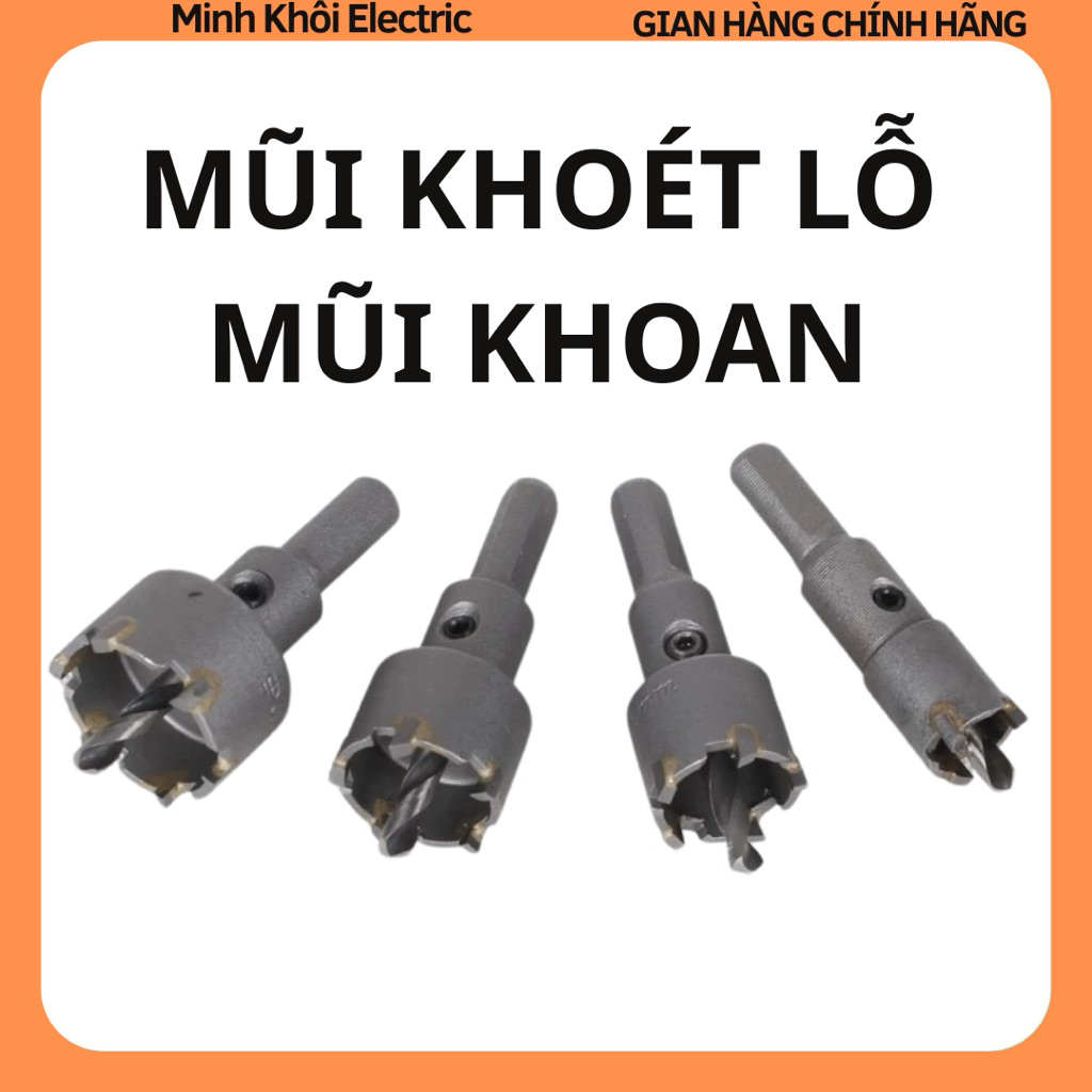mũi khoét lỗ giá rẻ, mũi khoét sắt đủ loại Cao Cấp