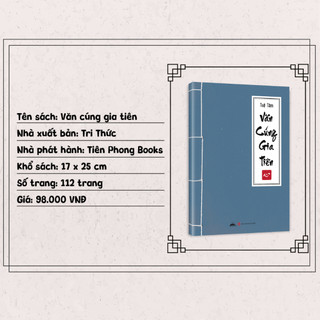 Sách - Combo Văn Cúng gian Tiên & Kinh Sám Cửu Huyền Thất Tổ - Tiên Phong Books