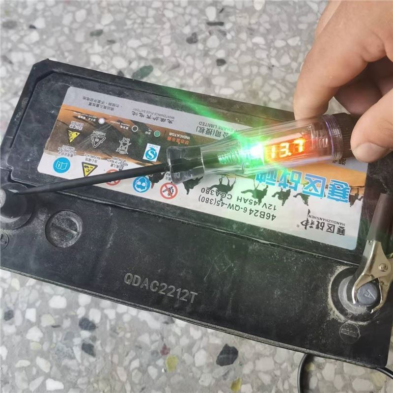 Bút Thử Điện Áp Xe Ô Tô DC 3V-120V Máy Kiểm Tra Mạch Điện Có Đèn Báo, Đầu Dò Kim Sắc Nhọn Siêu Bền