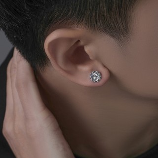 SNUOFO-Khuyên Tai Titan Nam 2025 Mẫu Mới Đôi Thiết Kế Sáng Tạo Phong Cách Bad Boy Thời Thượng Độc Đáo Dành Cho Nam Giới