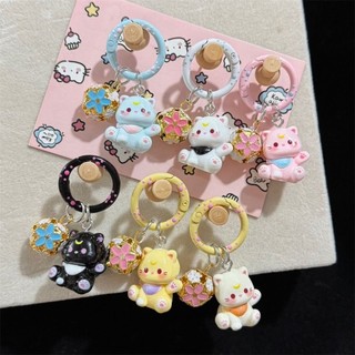 Móc Treo Hình Bé Mèo Lúc Lắc Màu Vàng - Dễ Thương - Lựa Chọn Quà Tặng Cho Nữ - Quà Tặng - keychan