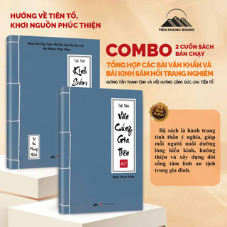 Sách - Combo Văn Cúng gian Tiên & Kinh Sám Cửu Huyền Thất Tổ - Tiên Phong Books