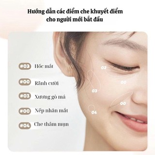 Combo 2 Kem Che Khuyết Điểm Judydoll Traceless Cloud Touch 3.2G Che Tự Nhiên Mờ Thâm Mụn Quầng Mắt