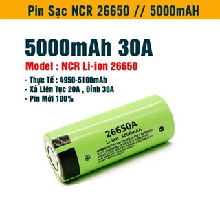 Pin 26650A - 18350A dành cho các loại đèn pin rất tiện lợi lâu hết pin