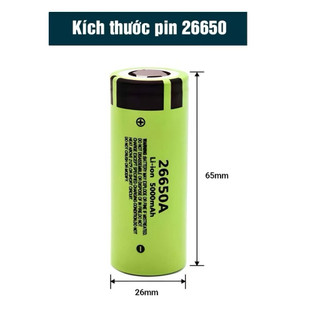 Pin 26650A - 18350A dành cho các loại đèn pin rất tiện lợi lâu hết pin