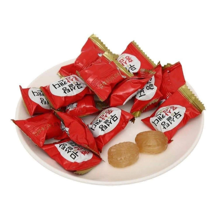 Kẹo Hồng Sâm Không Đường 365 Hàn Quốc 500gr - Thúy Sâm Yến Cộng Hòa