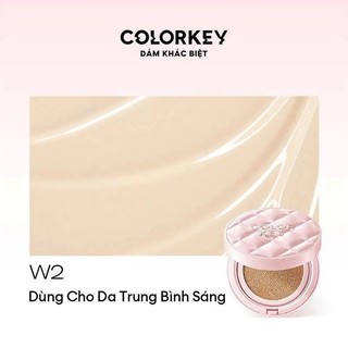 Cushion Chống Nắng Colorkey SPF50+ PA++++ Kẻ Ô Hồng Che Phủ Mịn Lâu Trôi 11g Hợp Da Trắng Sáng