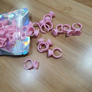 Chum nhẫn cứng nhỏ nhất đựng keo nối mi, nail, đựng mực phun xăm -  Phúc Hưng
