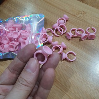 Chum nhẫn cứng nhỏ nhất đựng keo nối mi, nail, đựng mực phun xăm -  Phúc Hưng
