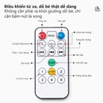 iiko Nôi Điện Đa Năng Tự Động - 5 Mức Đung Đưa, Có Loa Phát Nhạc Ru, Tiện Lợi Cho Giấc Ngủ Của Bé — ảnh 4