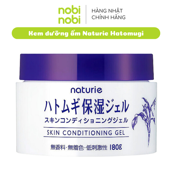 Kem dưỡng ẩm da Hatomugi Naturie dạng gel chiết xuất hạt ý dĩ 180g