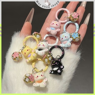 Móc Treo Hình Bé Mèo Lúc Lắc Màu Vàng - Dễ Thương - Lựa Chọn Quà Tặng Cho Nữ - Quà Tặng - keychan