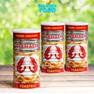 Snack Tôm ăn vặt Hanami Thái Lan Lon 110gr siêu ngon