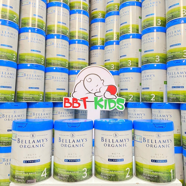 Sữa Bellamy's Organic Beta Genica ( A2)/FULL SỐ 1,2,3,4. HÀNG NHẬP
