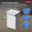 Máy hút ẩm lọc không khí HEPA 25m2 FUJIHOME công nghệ máy nén máy hút ẩm không khí phòng khách ngủ đa năng dehumidifiers