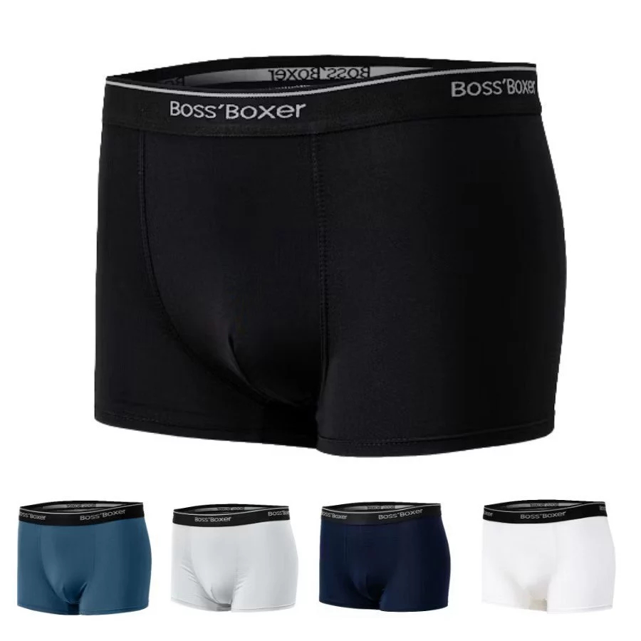 [Peinn] [ COMBO 5C] Quần Lót Nam Boxer Thun Lạnh Cao Cấp Thoáng Khí Co Giãn 4 Chiều Set 5 Màu BO02