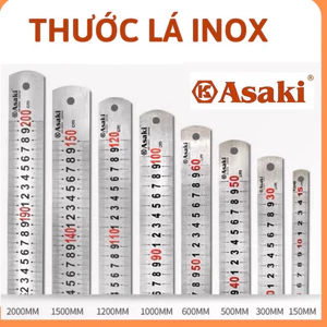 Thước lá inox Asaki,thước kẻ nhôm,thước sắt inox,thước thép thẳng,thước kẻ thép,thước nhôm,thước kỹ thuật,thước đo thép