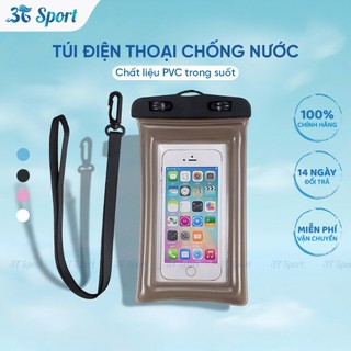 Túi chống nước điện thoại PVC có túi khí nổi cảm ứng nhạy dùng khi đi biển  TĐT-1L
