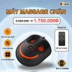 Máy Massage Chân Giảm Đau Nhức Cho Người Già Và Dân Văn Phòng Sưởi Ấm Hồng Ngoại Con Lăn 6D Nhiều Chế Độ Xoa Bóp — ảnh 1