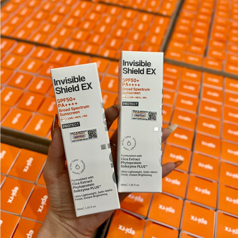 [Chính Hãng] EPI-RX Invisible Shield EX – Kem Chống Nắng Phổ Rộng Kiềm Dầu 40ml