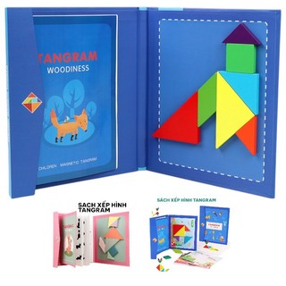 Bộ Ghép Hình Gỗ Nam Châm Cho Bé Sáng Tạo - Sách Ghép Hình Thông Minh