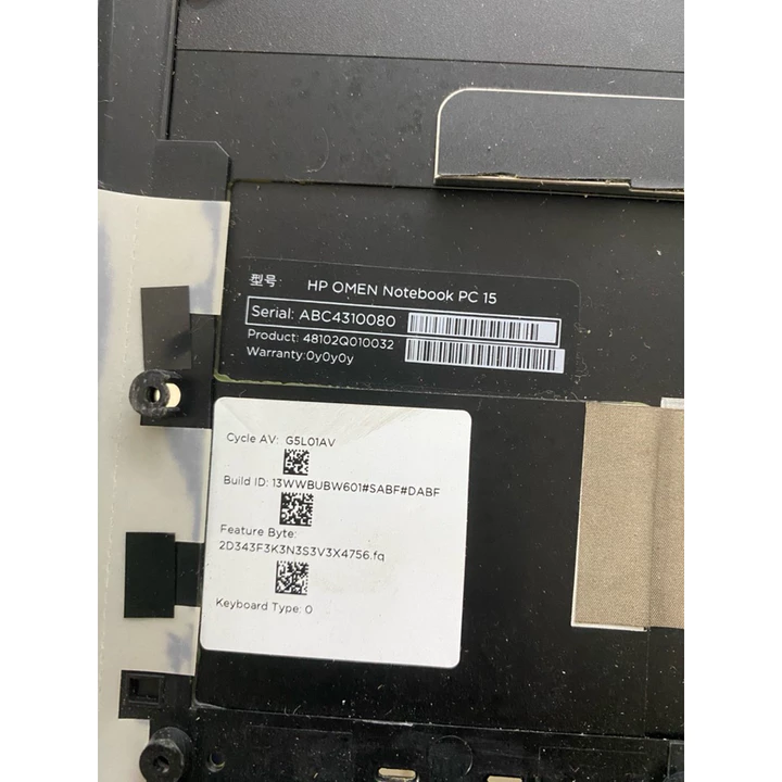 Thay vỏ cũ tháo máy laptop HP OMen pc 15