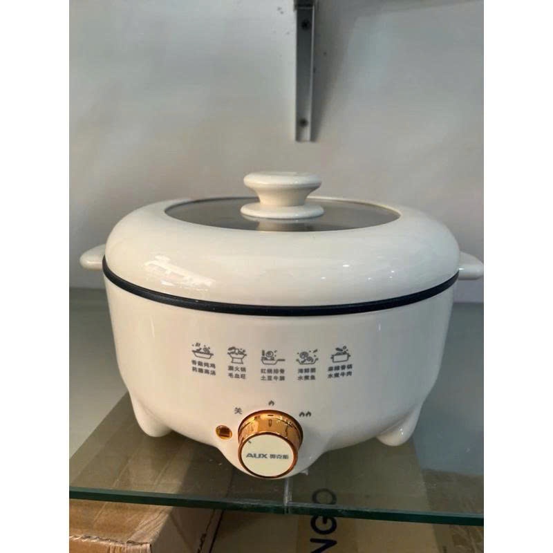 Nồi Lẩu Điện Đa Năng Aux Nồi Đa Năng Ăn Lẩu, Xào Nấu Đa Năng Tiện Lợi- Bếp Lẩu Gia Đình Chống Dính
