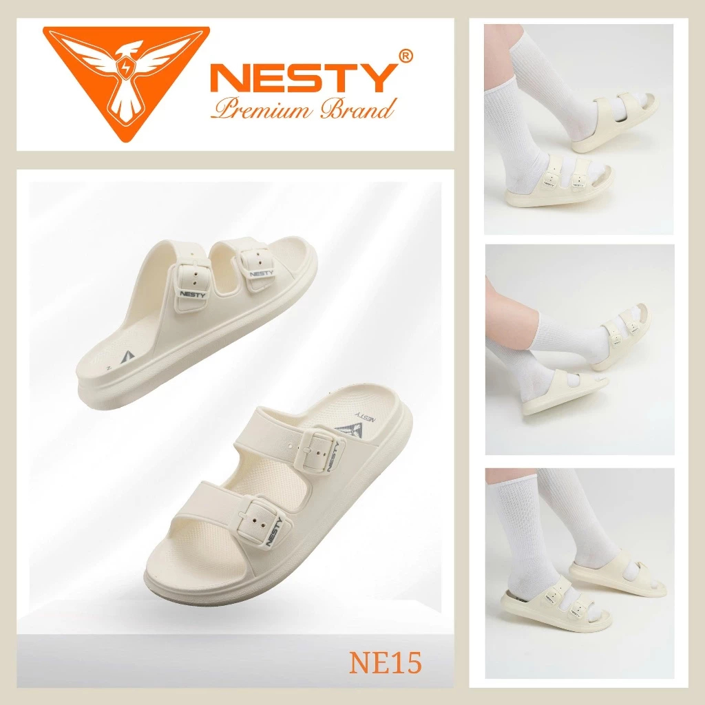 [NE15]_Dép Hai Quai Ngang NESTY Chất Liệu EVA Cao Cấp|Thiết Kế Khóa Cài ...