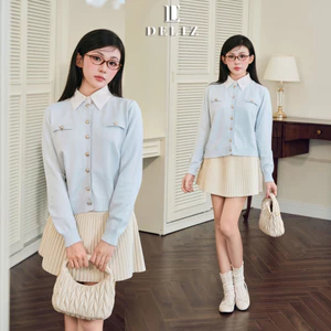 - Áo len cardigan nữ form vừa cổ tròn dài tay phong cách nhẹ nhàng tiểu thư CD108