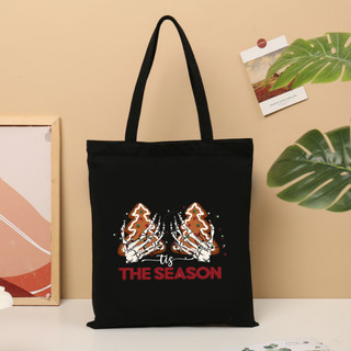 Túi tote, Túi vải bố canvas cotton Noel The Season đeo vai đi học đi chơi thời trang hàn quốc đựng vừa A4 - tot2064