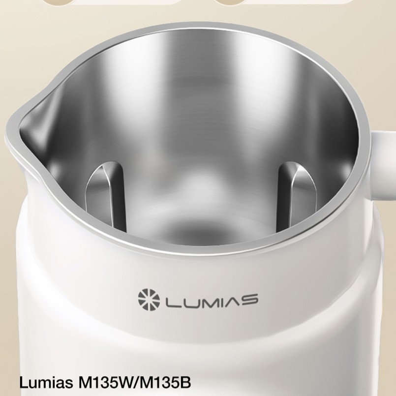 Máy làm sữa hạt 1.35L Lumias M135W/M135B - 8 công thức uống nóng/lạnh - Màn hình cảm ứng