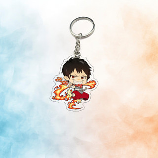 Móc Khóa Mica Keychain Fire Force 1 Dễ Thương phụ kiện trang trí chibi dễ thương