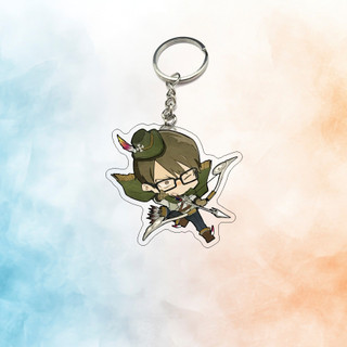 Móc Khóa Mica Keychain Fire Force 1 Dễ Thương phụ kiện trang trí chibi dễ thương