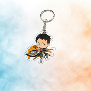 Móc Khóa Mica Keychain Fire Force 1 Dễ Thương phụ kiện trang trí chibi dễ thương