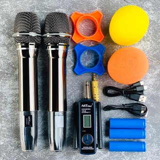 Micro Không Dây Đa Năng MTMAX K50PRO, Hát Nhẹ Giọng Ấm Vang Sáng Siêu Hay, Chống Hú, Giảm Tiếng Ồn, Tích Hợp Pin Sạc