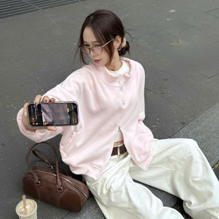 Set Bộ Nỉ Sweater Zip 2 Chiều Logo Thêu Boxy, Quần Short Nỉ Freesize Form Rộng Nhiều Màu SSSTore.Aesthetic