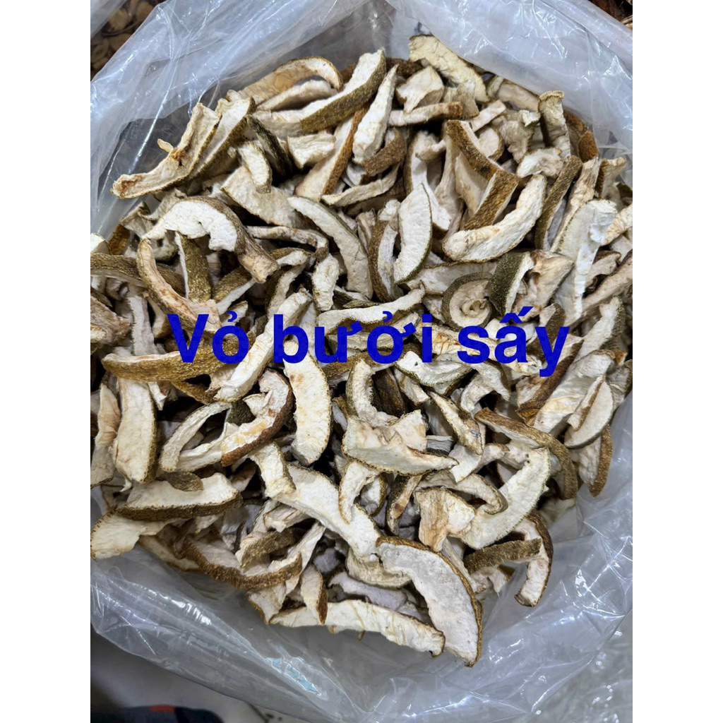 Vỏ Bưởi Khô Nguyên Liệu Nấu Nước Gội, Làm Mềm Mượt, Chắc Khoẻ Tóc, Mọc Tóc....