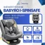 Ghế ngồi ô tô cho bé 0-12 tuổi Babyro i-Spinsafe G412I0T, xoay 360, lắp đặt isofix, R129