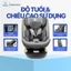 Ghế ngồi ô tô cho bé 0-12 tuổi Babyro i-Spinsafe G412I0T, xoay 360, lắp đặt isofix, R129