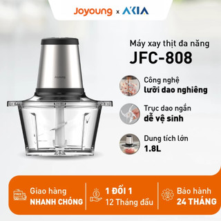 Máy xay thực phẩm đa năng Joyoung JFC-808, 2 mức độ xay, Công suất 300W, Dung tích 1.8L